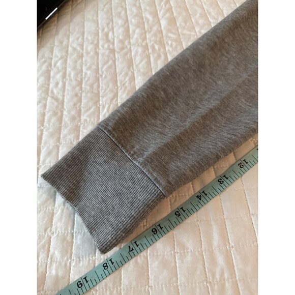 "Im The Main Character" Hoodie L/G 12-14 Grey Polyester/Modal - Picture 14 of 14